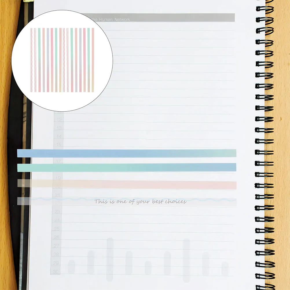 

2 Sets Reading Strips Sticky Book For Annotating Books Office Supplies Colorful Page Markers Notebook Tabs Stick On Adhesive