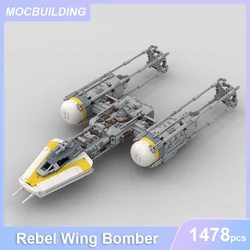 Rebel Wing Bomber Model MOC Building Blocks DIY Assemble Bricks Space Collection Display Educational Creative Toys Gifts 1478PCS