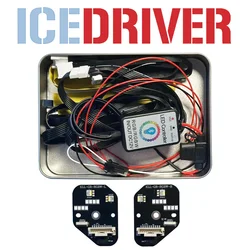 Icedriver for Toyota GR Corolla RGBW DRL multicolor LED boards daytime running lights Red Blue Lemon Amber Yellow RGB