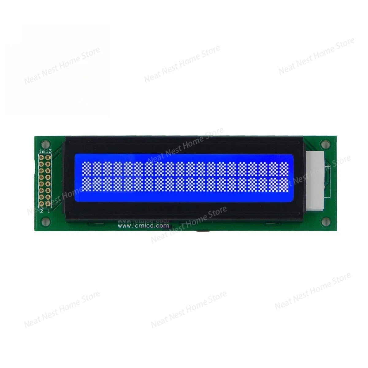2002AV10 LCD Liquid Crystal Screen Module 16-pin Parallel Port AIP31066 5V LED Backlit Liquid Crystal Module