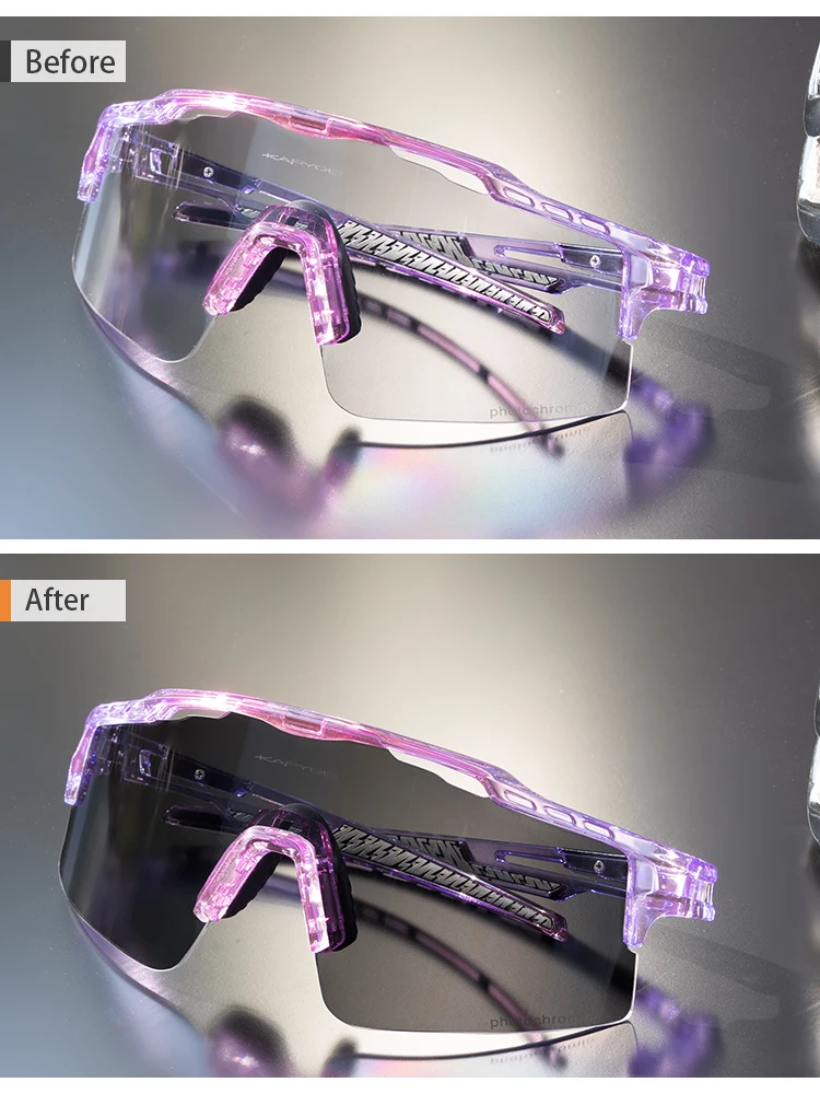 AliExpress kapvoe KAPVOE Photochromic Sunglasses Cycling Glasses for Men Women Cycle Eyewear Goggle Sports Speed Road MTB Mountain Bike Bicycle