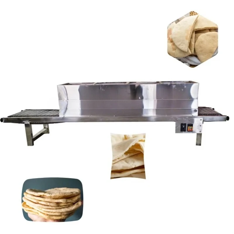 Línea de producción de pan Pita árabe de 5-45cm, máquina automática de tortillas Folur, máquina eléctrica para hacer Roti Smoon, máquina para hacer Chapati