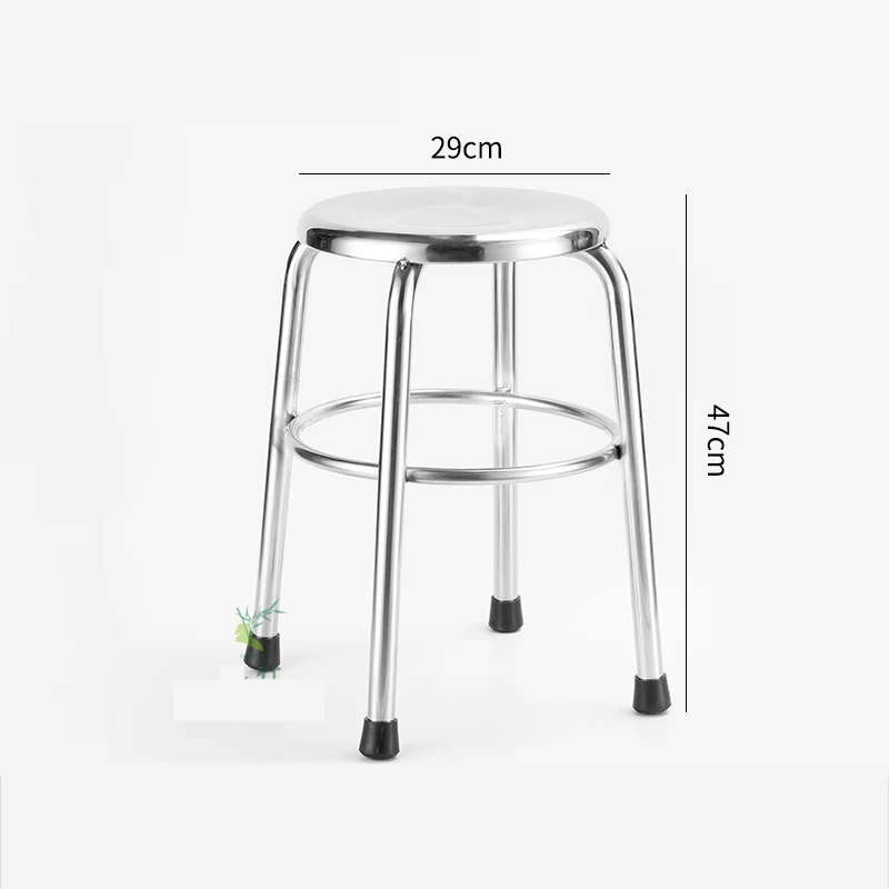 Stool Iron Storage Stool Portable Chair 4 Pcs Modern Bar Stools Kitchen Salon Equipment Furniture Muebles Nordic Wooden Low