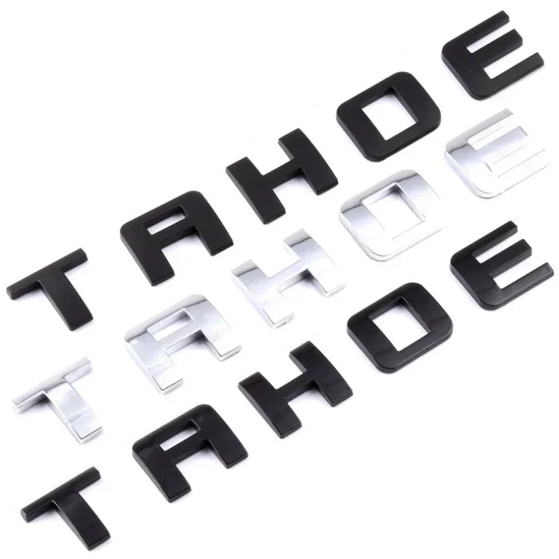 ABS Car Front Hood Rear Trunk Badge Sticker for Chevrolet TAHOE Letters Logo Cruze Silverado Aveo Spark Equinox Malibu Captive