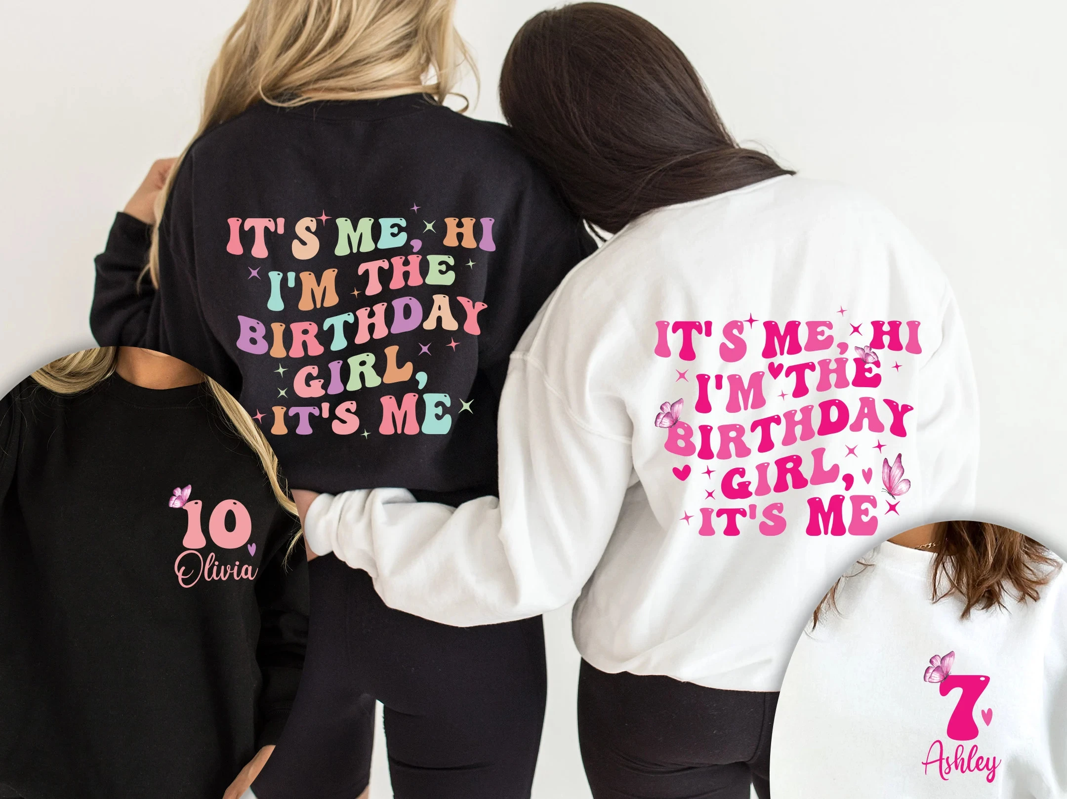 

Hot Sale Popular Female Sweater It's Me Hi I'm The Birthday Girl It's Me Slogan Women Sweatshirt Best Birthday Gift Girl Tops