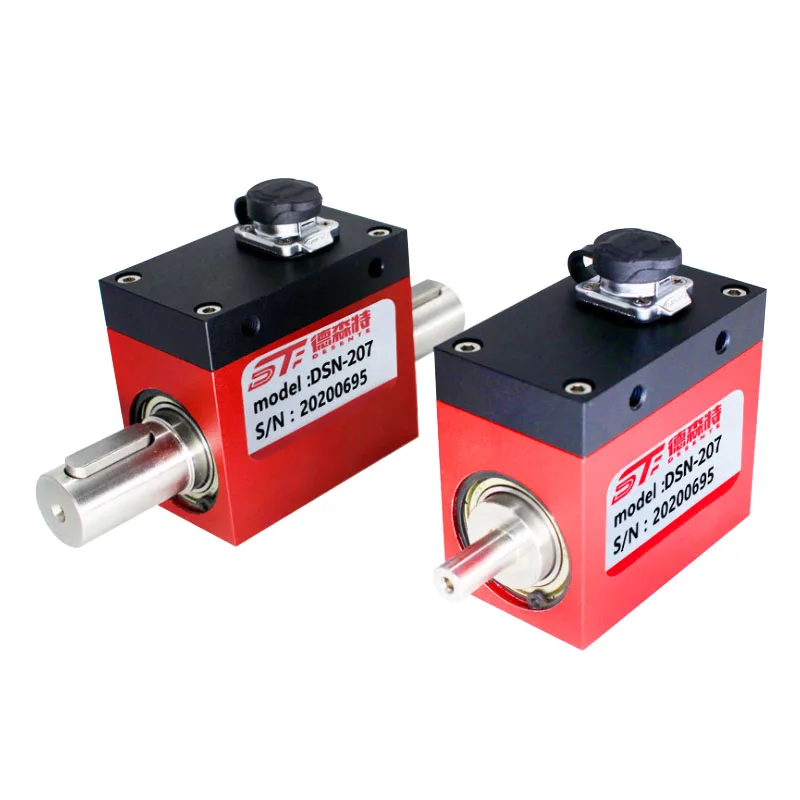 10Nm Torque Sensor 50Nm 100Nm Square Driver Rotating Torque Measuring Speed Dynamic Rotary Torsion Transducer Contact Shaft