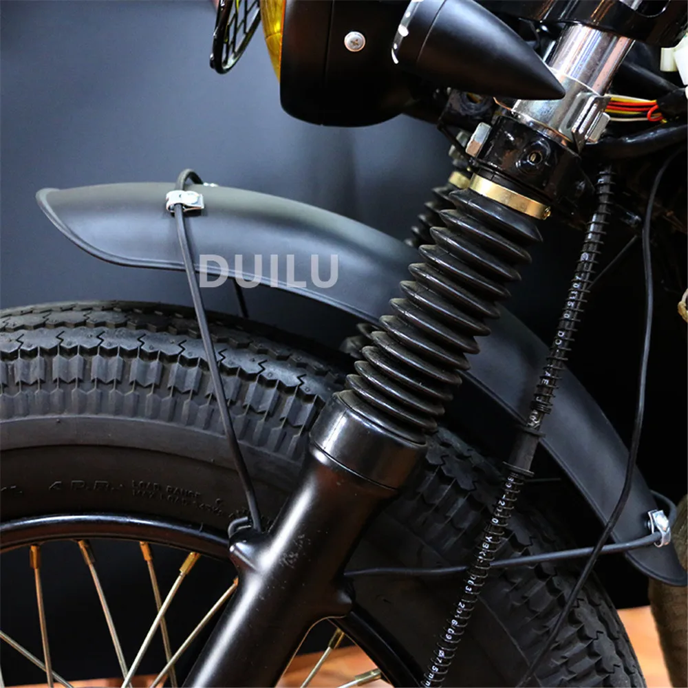 

Brand New Motorcycle Retro Front Fender Mudguard Universal For Suzuki GS125 Kawasaki Honda Yamaha Scooter Offroad Cafe Racer
