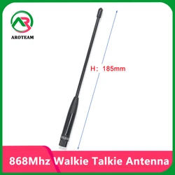 Antena de walkie-talkie Lora Flexible de alta ganancia, antena de interfono aérea con Base magnética, 8dbi, Omni, WiFi, 868Mhz