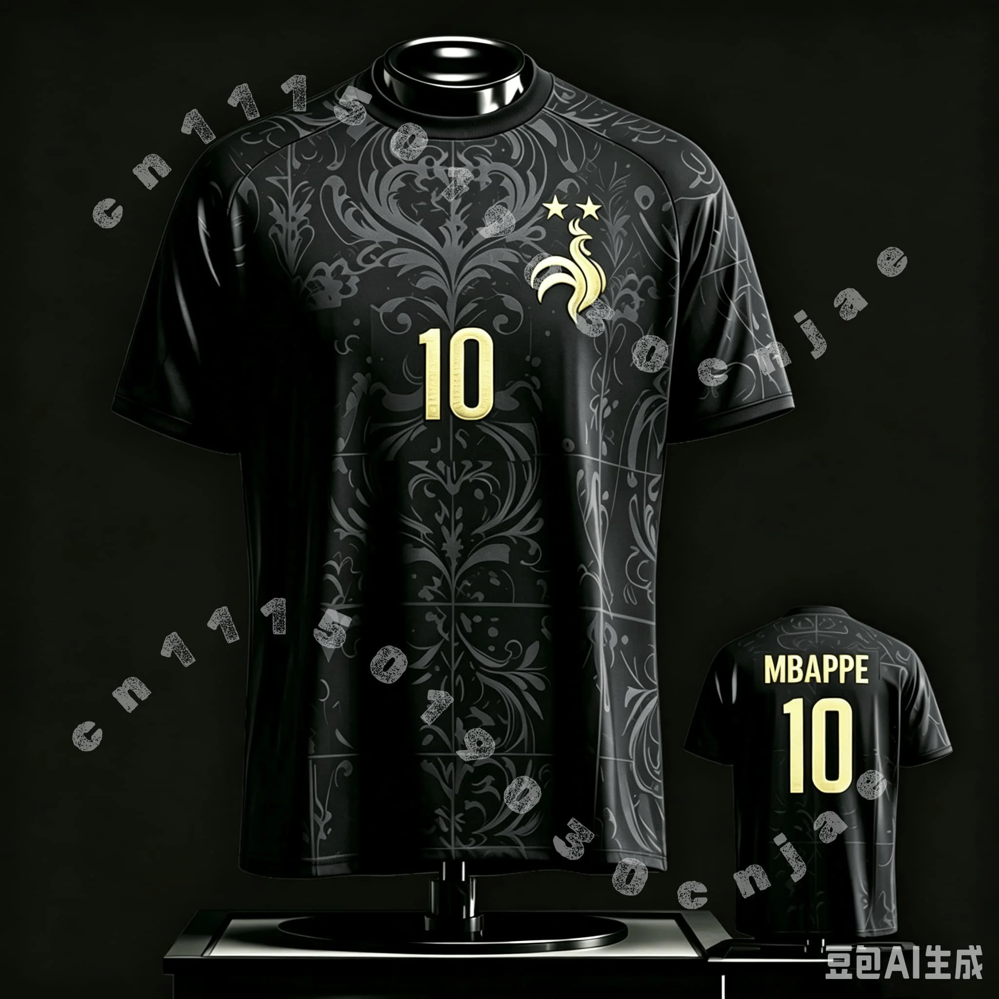 2026 Frankreich Fan-Edition Trikot_T-Shirt_ Mbappé # 10, Dembélé # 7 — Sport-T-Shirt für Kinder, Erwachsene, Männer, Frauen, Sport- und Freizeitoberteile – Detail 10