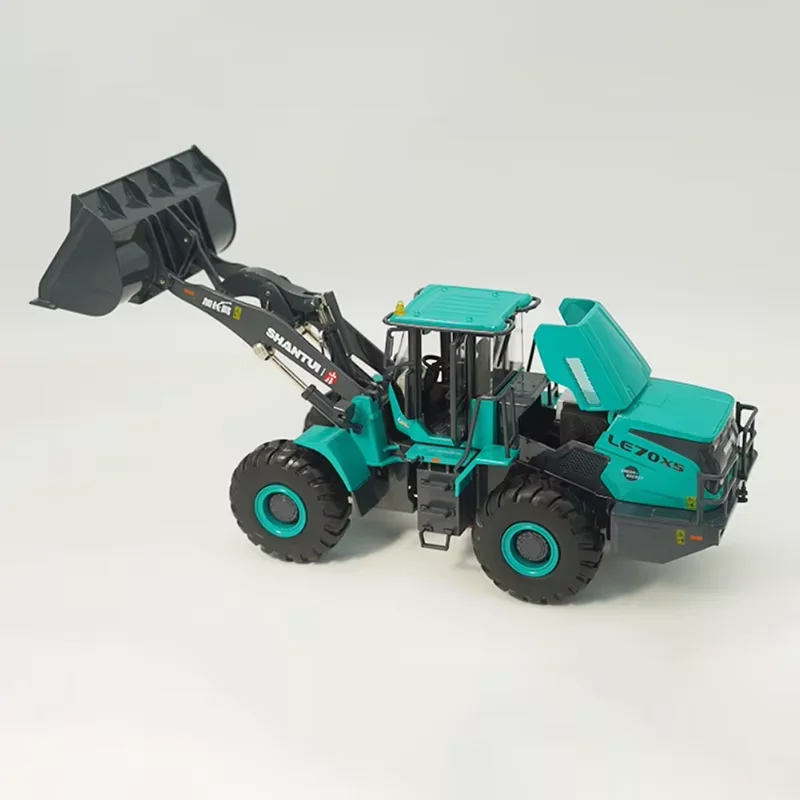 Original 1/35 escala shantui LE70-X5 carregador empilhadeira liga modelo de carro coleção decorado presentes do feriado brinquedos