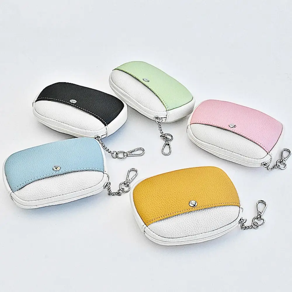 

Новый чехол для монет из искусственной кожи, мягкий маленький держатель для карт, кошелек на молнии для женщин