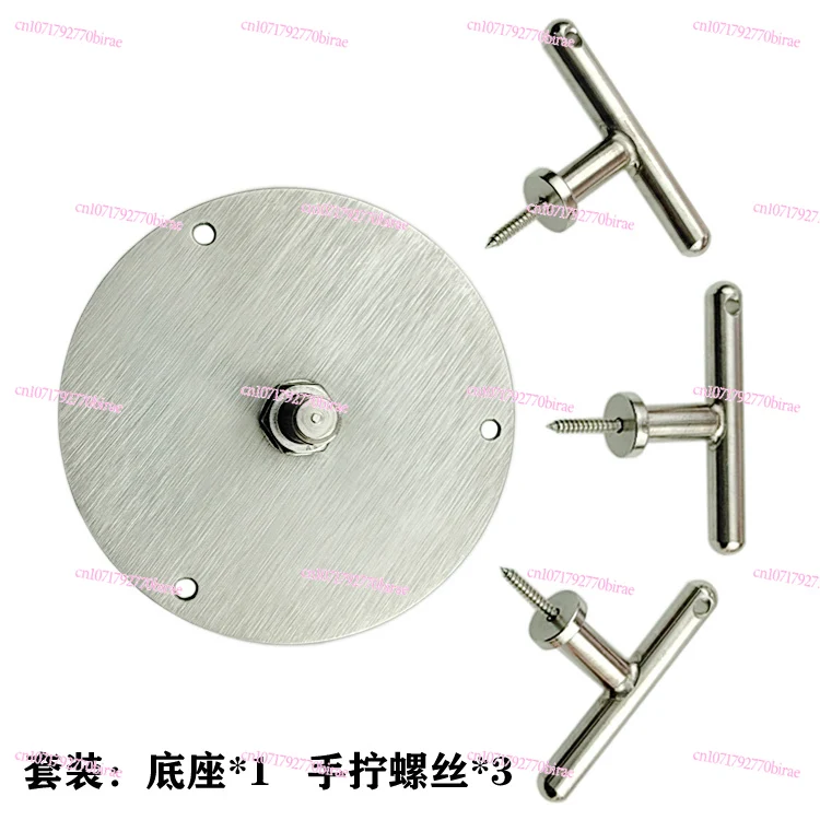 

Extra Thick 304 Stainless Steel Anti-strong Wind Fishing Umbrella Base T-shaped Hand Screw Deck Nail Raft Umbrella Frame