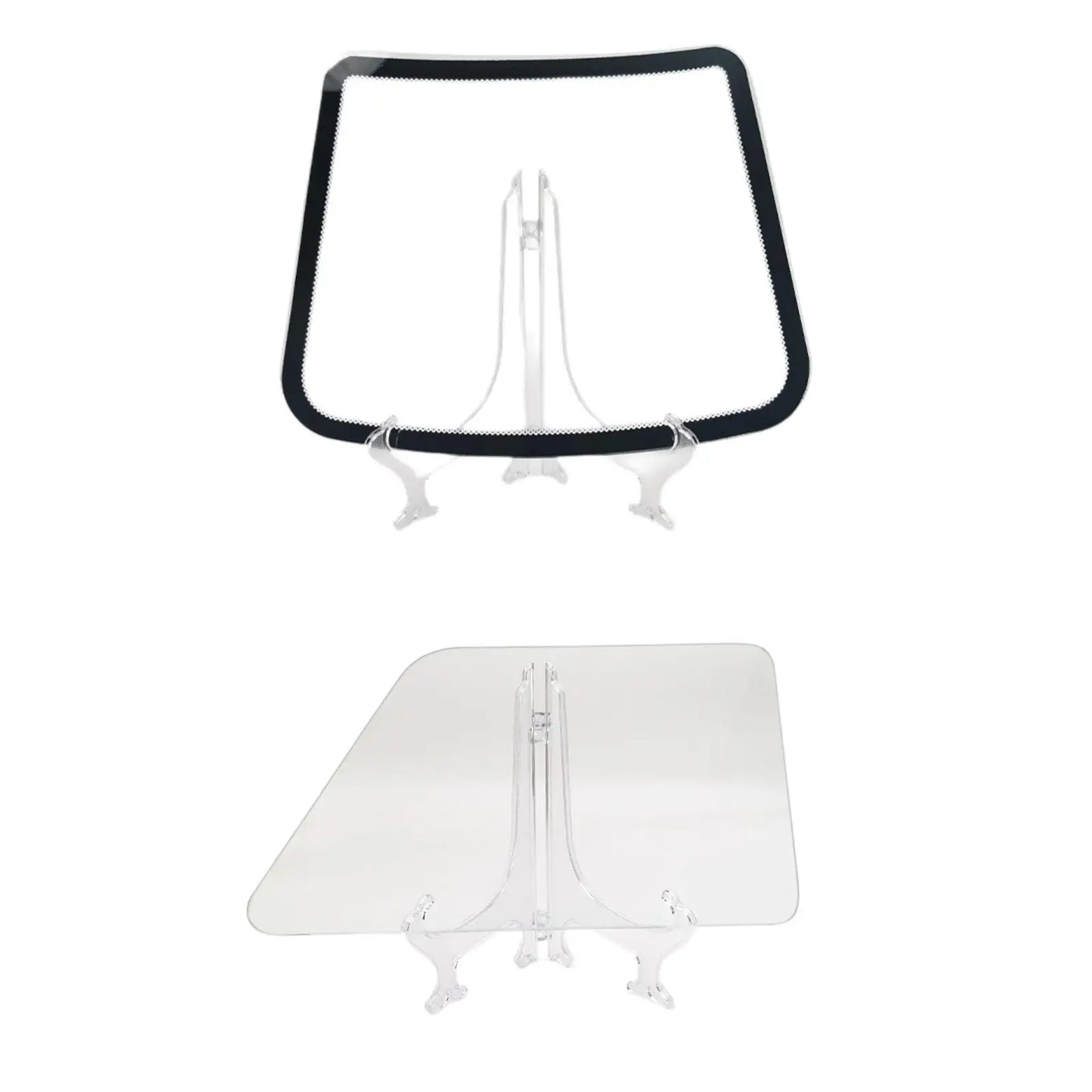 

Windshield Model with Tabletop Stand Efficient for Beauty Shops Glass Model
