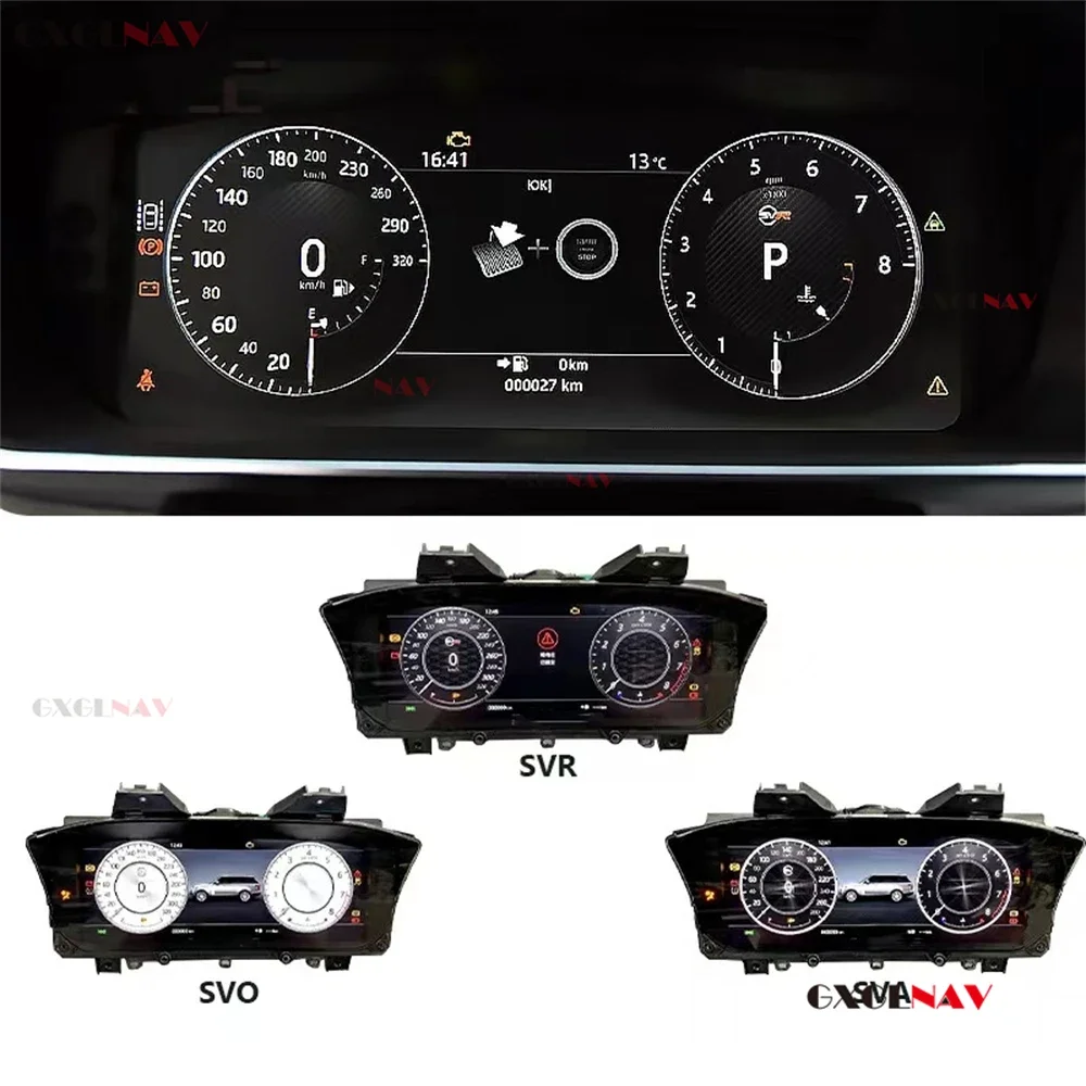 

LCD Dashboard For Land Rover Range Rover Sport/Executive 2013 - 2017 Digital Cluster LCD Dashboard Instrument Panel SVA/SVR/SVO