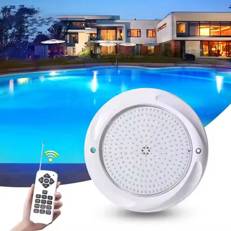 

New Product 18W 25W 35W Swimming Pool Led Lights AC12V Ip68 Waterproof Rgb 2 Wires Resin Filled Led Swimming Pool Light