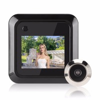 2.4 Inch LCD Color Screen Digital Doorbell 145 Degree Door Eye Doorbell Electronic Peephole Door Camera Viewer Outdoor Door Bell