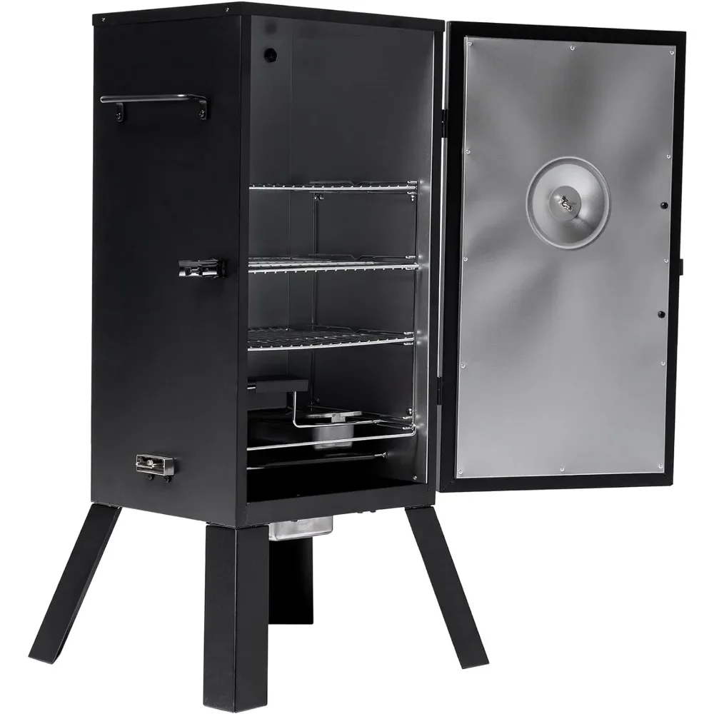 

Masterbuilt MB20070210 Analog Electric Smoker with 3 Smoking Racks, 30 inch, Black