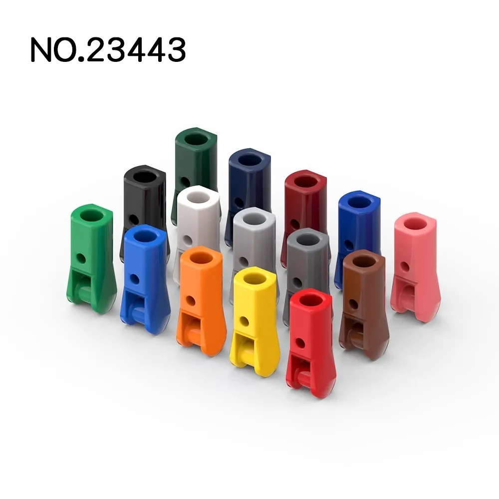 20pcs MOC Compatible Assembles Particles 23443 49755 Bar Holder Thick with Handle Building Blocks Parts DIY Educational Tech Toy