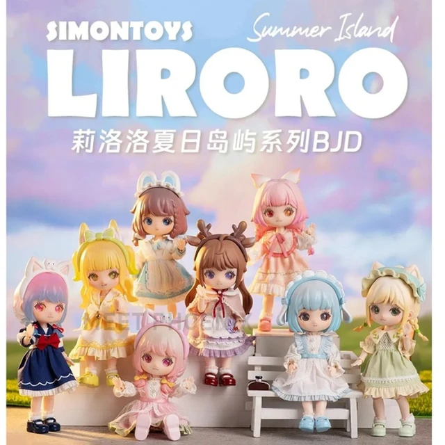 ブラインドボックス謎ブラインドボックスおもちゃ、liroro夏島シリーズ、Ob11、1/12 bjd人形、かわいいアクションアニメフィギュア、かわいいデザイナーモデル、ギフト  - AliExpress