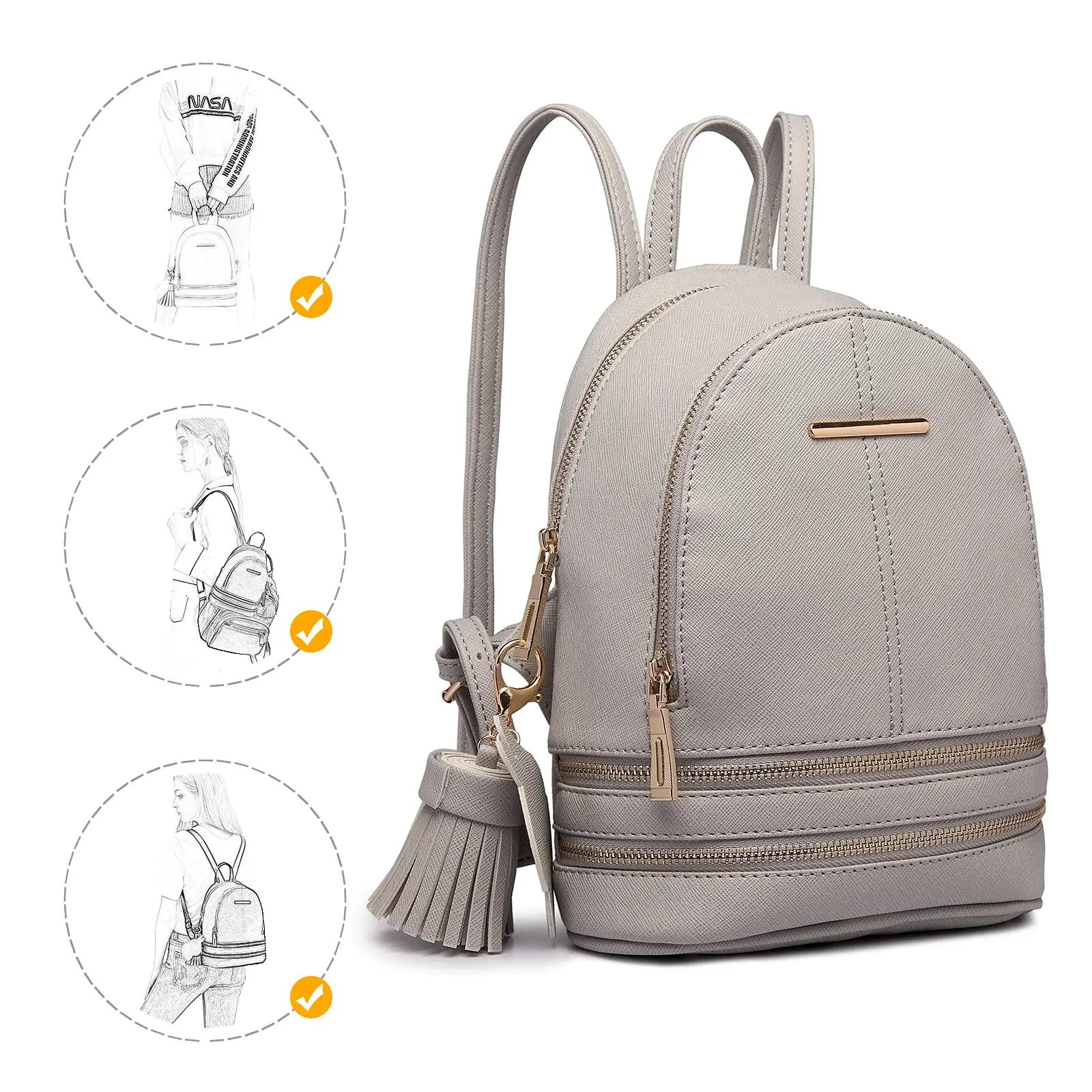 Miss Lulu Fashionable Women's Backpacks