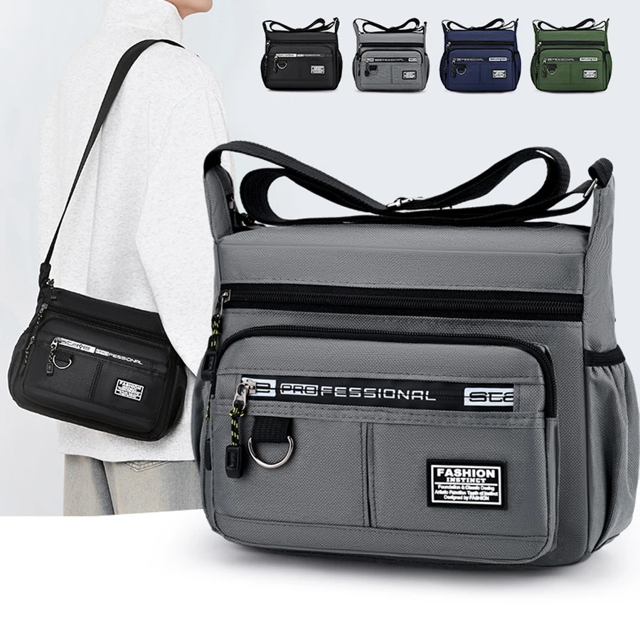 

Men's Messenger Bag, Crossbody Bag, Men's Small Shoulder Bag, Business Commuter Bag, Waterproof Oxford Cloth Bag, Briefcase, Handbag