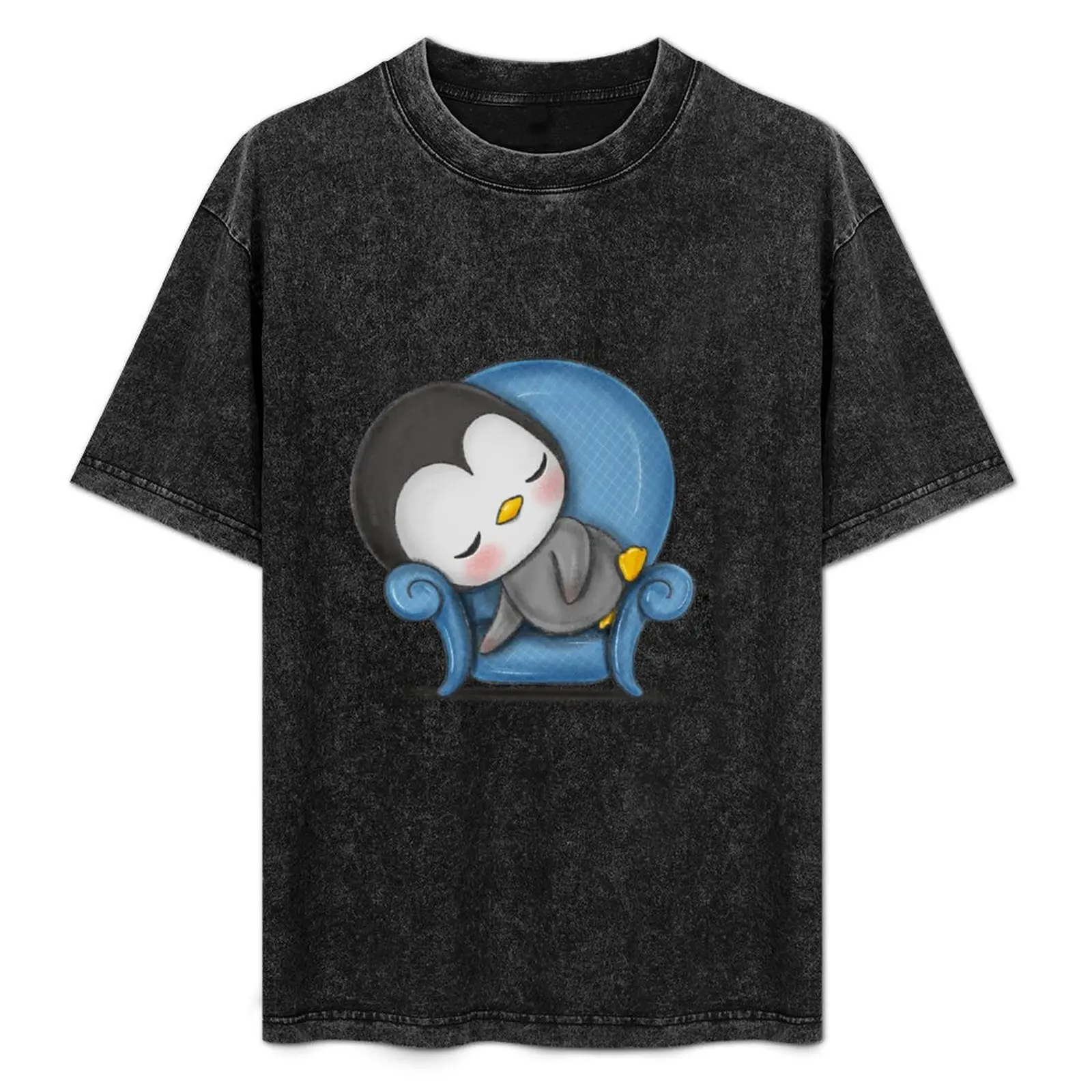 Sleeping Penguin Pauly the Penguin T-Shirt summer clothes anime t shirts designer shirts mens vintage t shirts