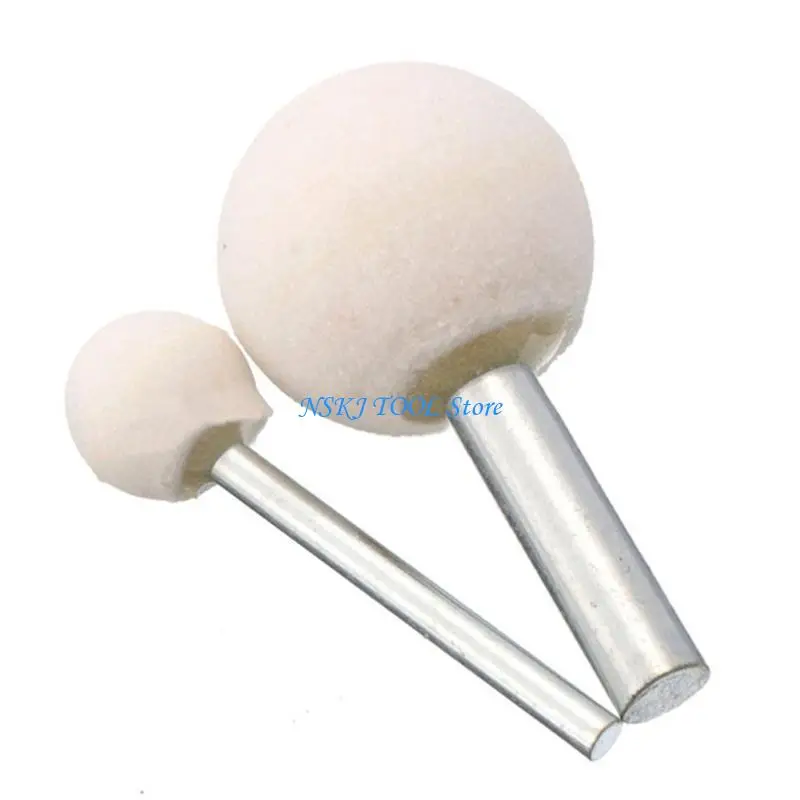 

L8RC 10pcs Абразивные шлифовальные ротационные аксессуары, набор баллов с 1/4 -дюймовым хвостовиком для полировки резинового