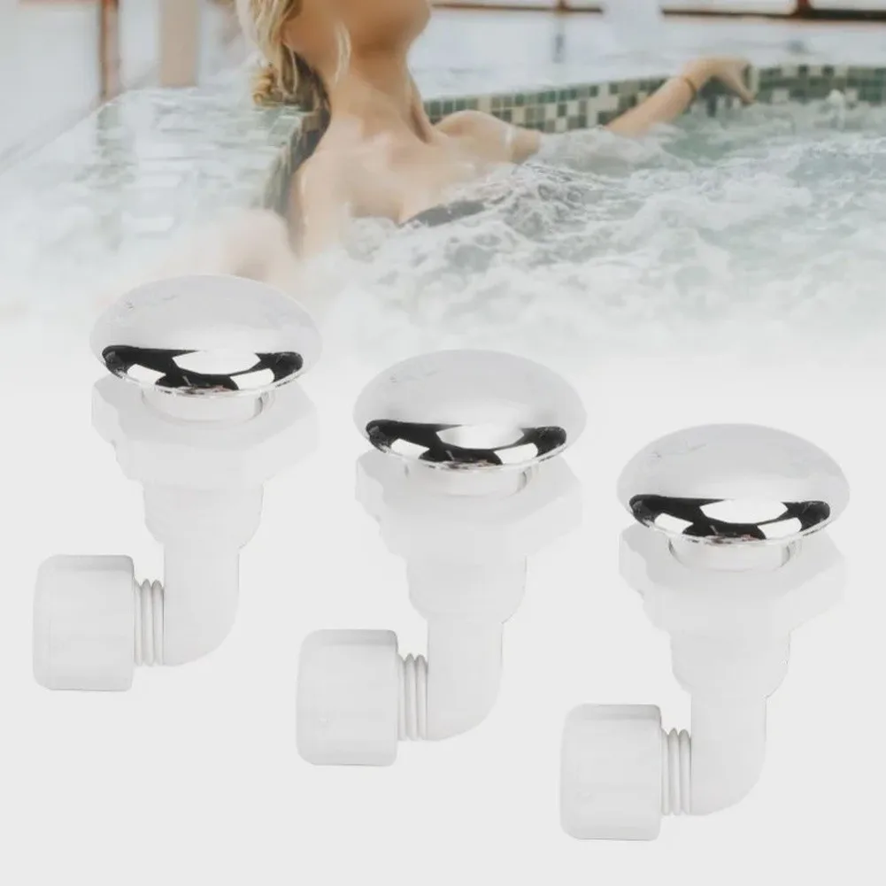 3Pcs Hot Water Bath Bubble Nozzle PVC Swimming Pool Bath Nozzle For Swimming Pools Bathtubs And Hot Tubs Bubble Nozzle