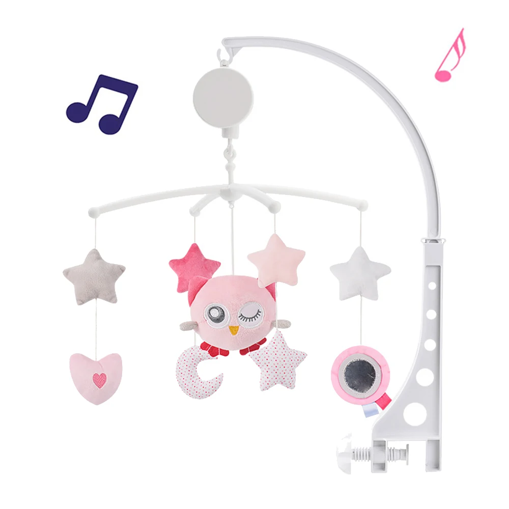 

Baby Bed Bell Carousel Crib Mobiles Rattles Music Educational Toys for Cots Infant Baby Toys 0-12 Months for Newborns Gifts