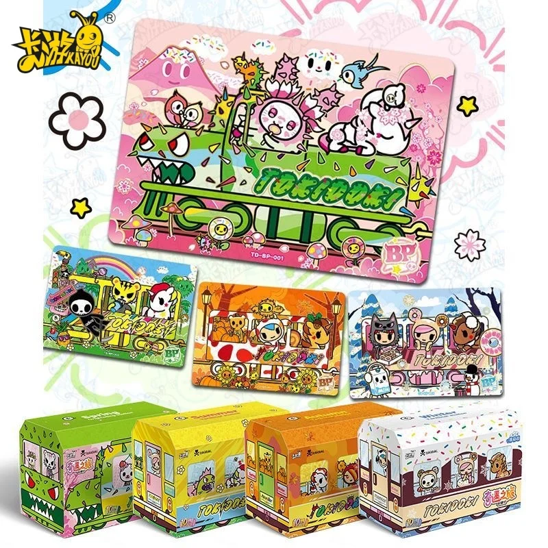 

KAYOU Genuine Tokidoki Card Adventure Trip, The First Bullet Roaming Package Animation Cartoon Game Collection Card Toy Gift