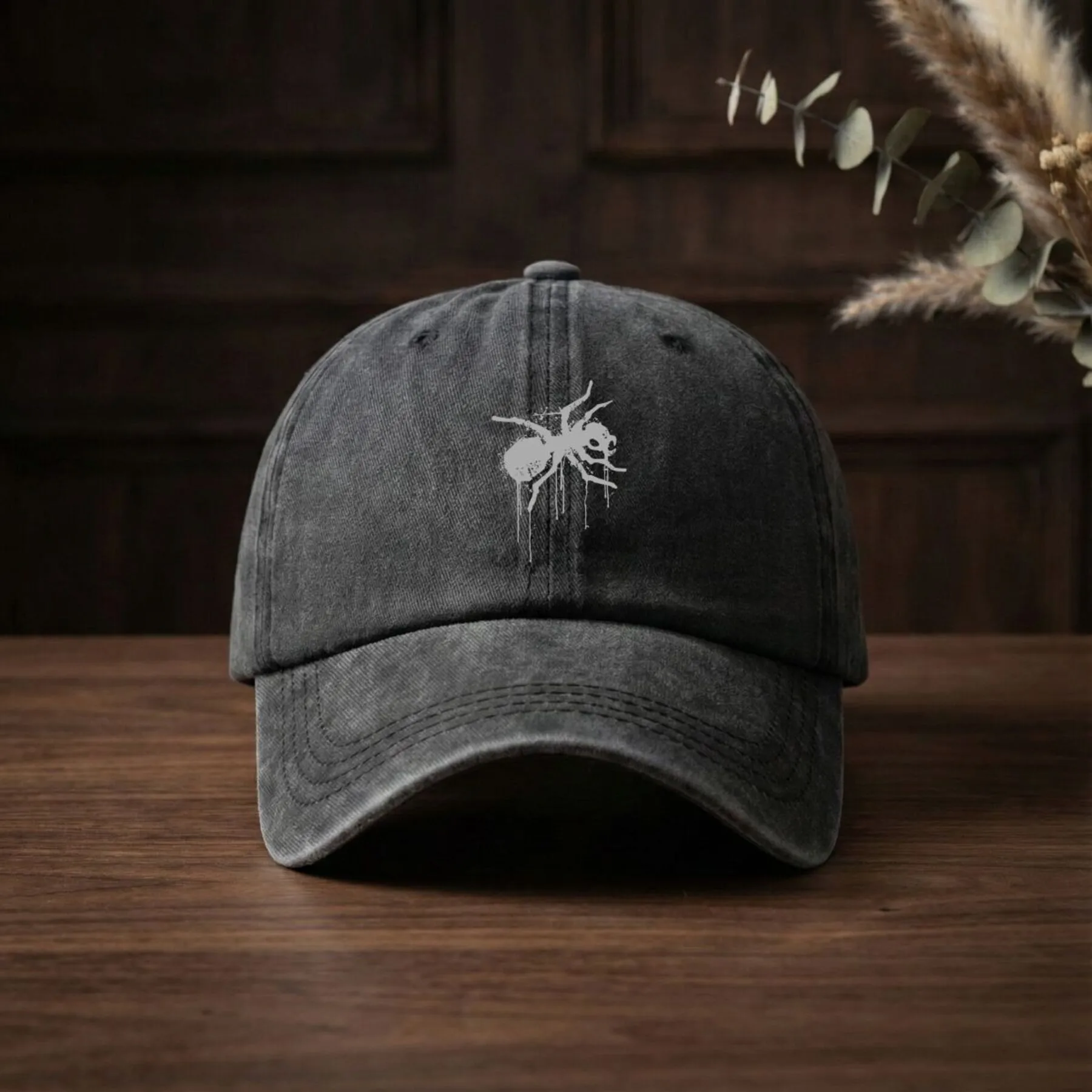 The Prodigy Ant Logo Distressed Washed Baseball Cap Unisex Adjustable Outdoor Sun Protection Cap
