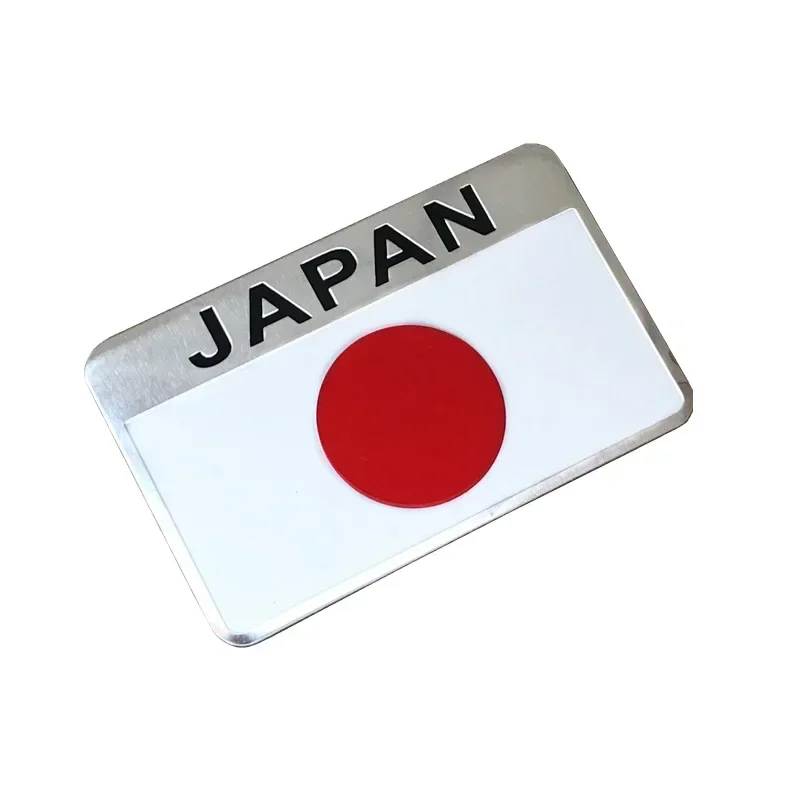 Japan Japanische Flagge Schild Emblem Metall Abzeichen Auto LKW Motorrad Karosserie Stoßstange Garnieren Styling Aufkleber Autozubehör – Detail 15