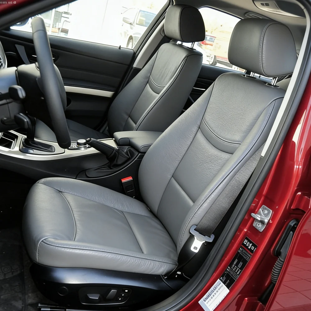 

Чехлы для сидений BMW 3 серии 2005-2012 годов выпуска, из искусственной кожи, полный комплект, индивидуальный дизайн, защита сидений, автомобильный стайлинг