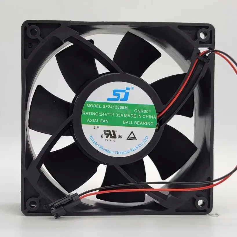 

New CPU Cooling Fan for SJ SF241238BH 24V 1.35A 12038 Cp700 75k Frequency Converter Fan