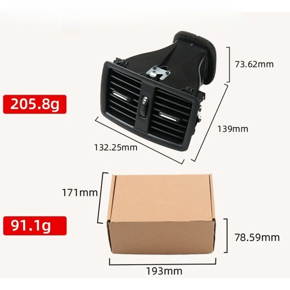 For BMW 1 Series F52 Console Air Duct Rear AC Vent Assembly Robust ABS Material Improved Airflow Design Seamless Installation