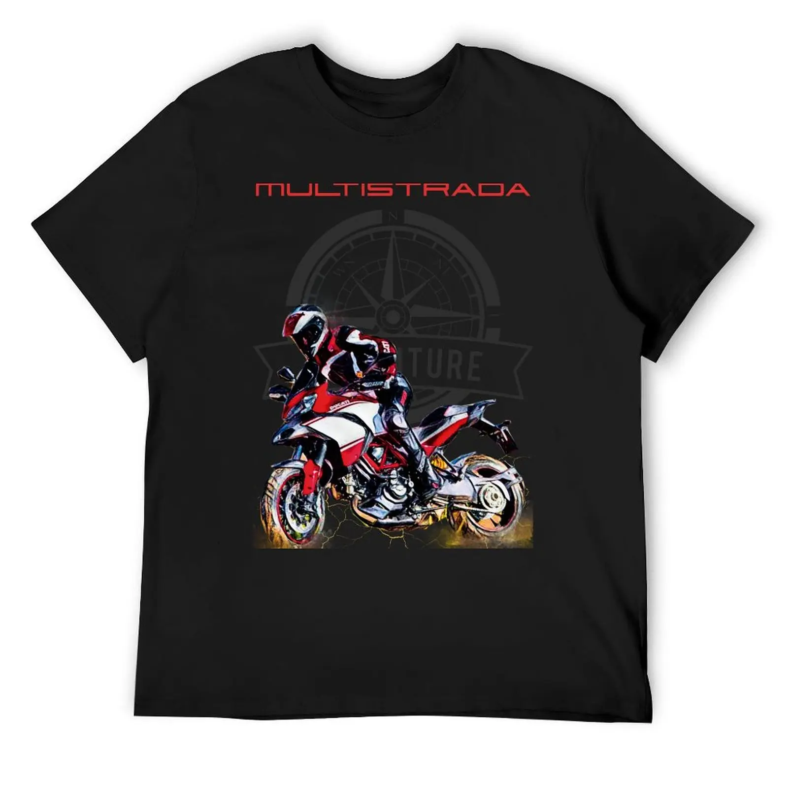 Ducat i Multistrada 1200 enduro 950 s big trail T-Shirt oversized t shirt animal prinfor boys plain white t shirts men