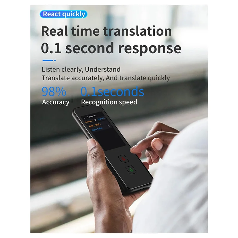 

New M10 Intelligent Speech Translation Machine Intelligent Voice Translator For Overseas Travel Business Negotiation-BCBW