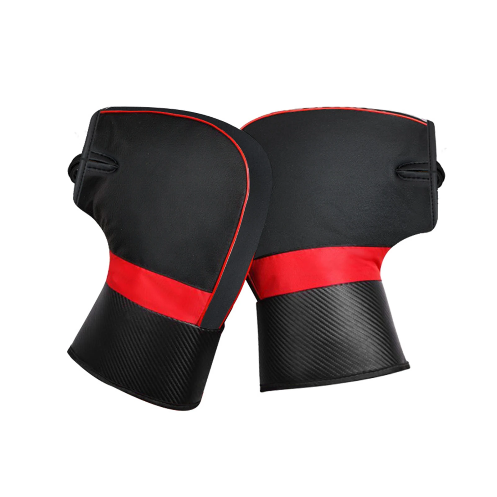 

Waterproof Motorcycle Handlebar Gloves Thick Plush Winter Warmer Gloves When Riding Motorcycle Regular style