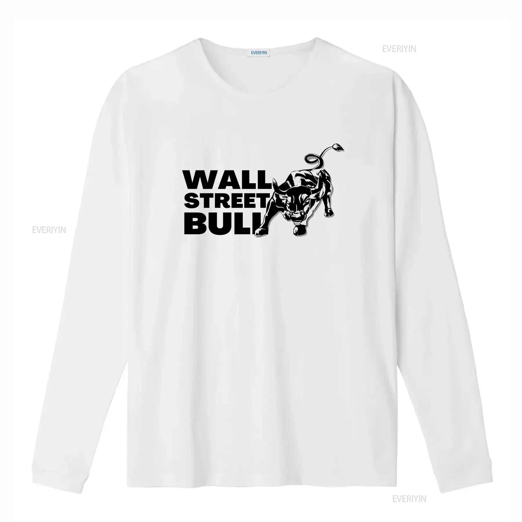 Wall Street bull Stock Market Style Bullish fashion Day Trader wear Investor T Shirt Print vintage Washed Unisex Versatile Soft