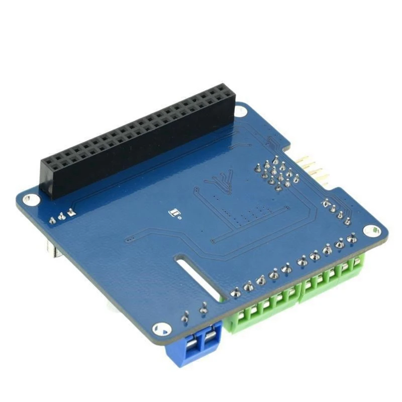Placa de Expansão Robô para Raspberry Pi, Stepper Motor, HAT, V0.2, Servo Peças para 3B, 3B +
