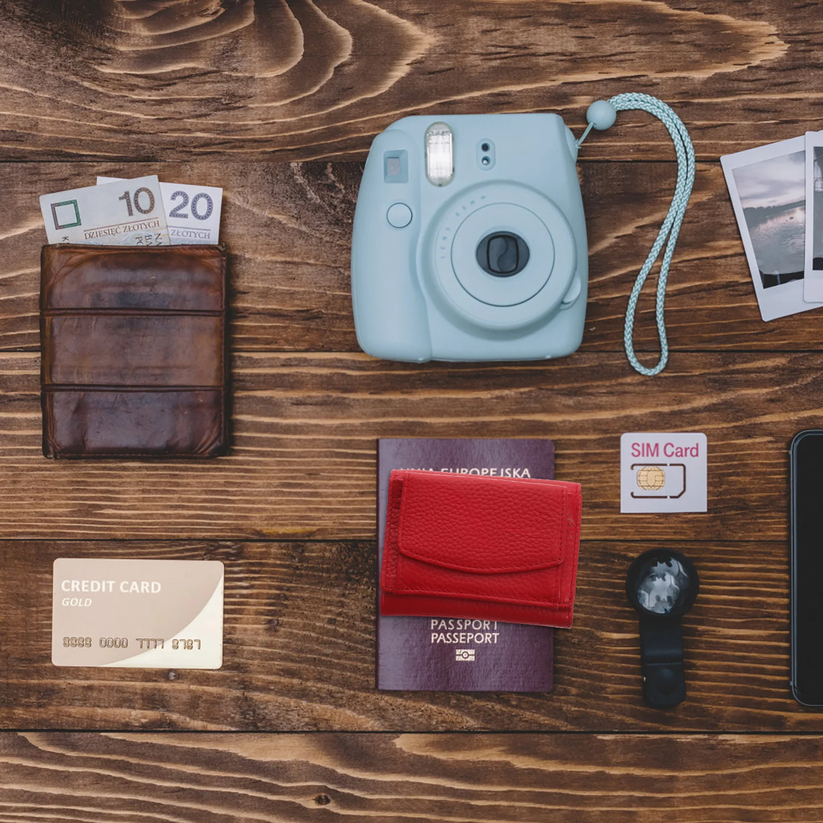 

Rfid Blocking Women Mini Wallet Short 3 Fold Wallet Large Capacity Card Organizer Credit Cards Holder Portable Pouch