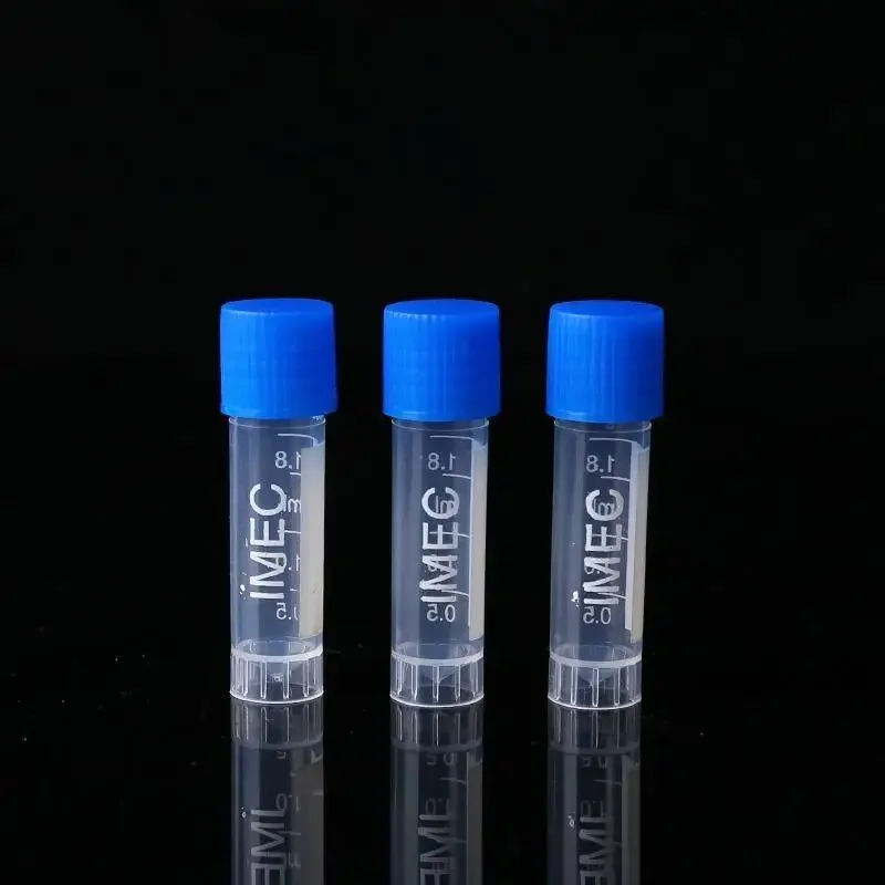 500 szt. Probówek laboratoryjnych do analiz, probówki wirówkowe z zakrętką, 1,8 ml, z podziałką, probówki PP do zamrażania. — zdjęcie produktu 6