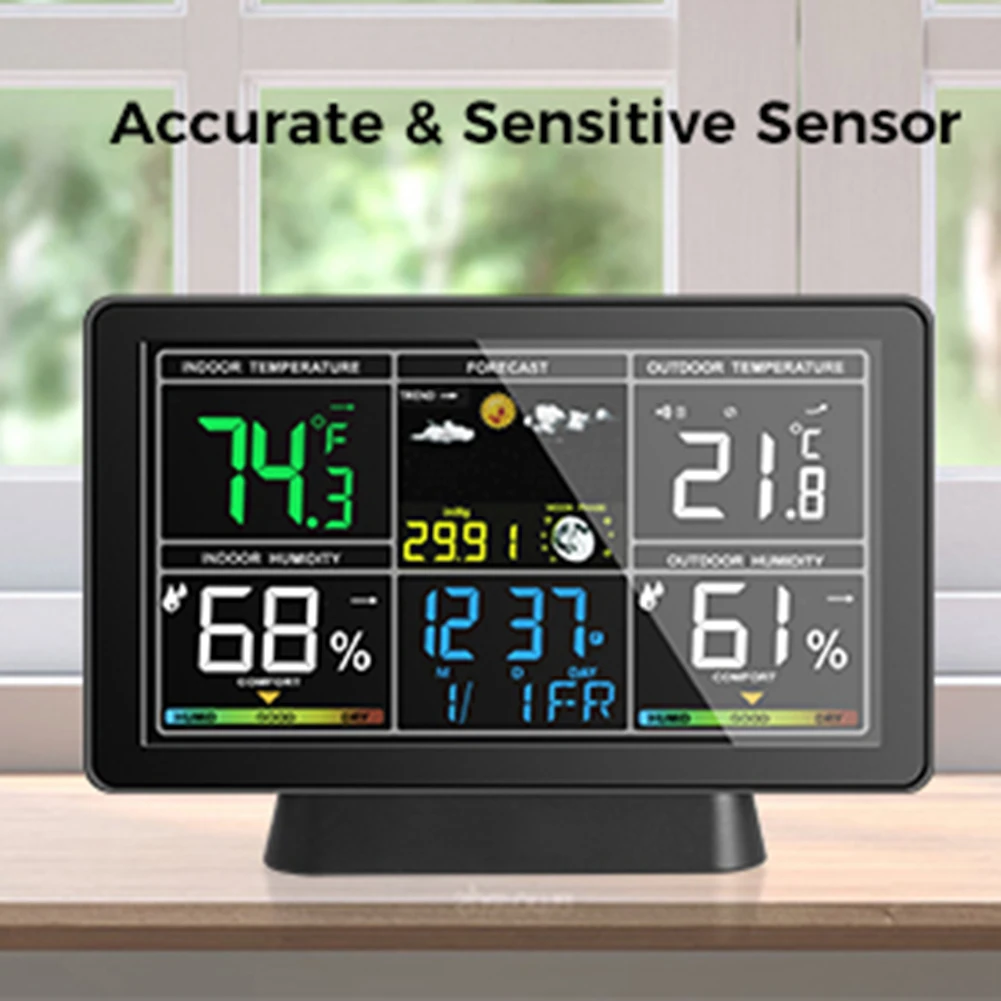 Temperature Humidity Gauge Portable With High Accuracy For Room Garden