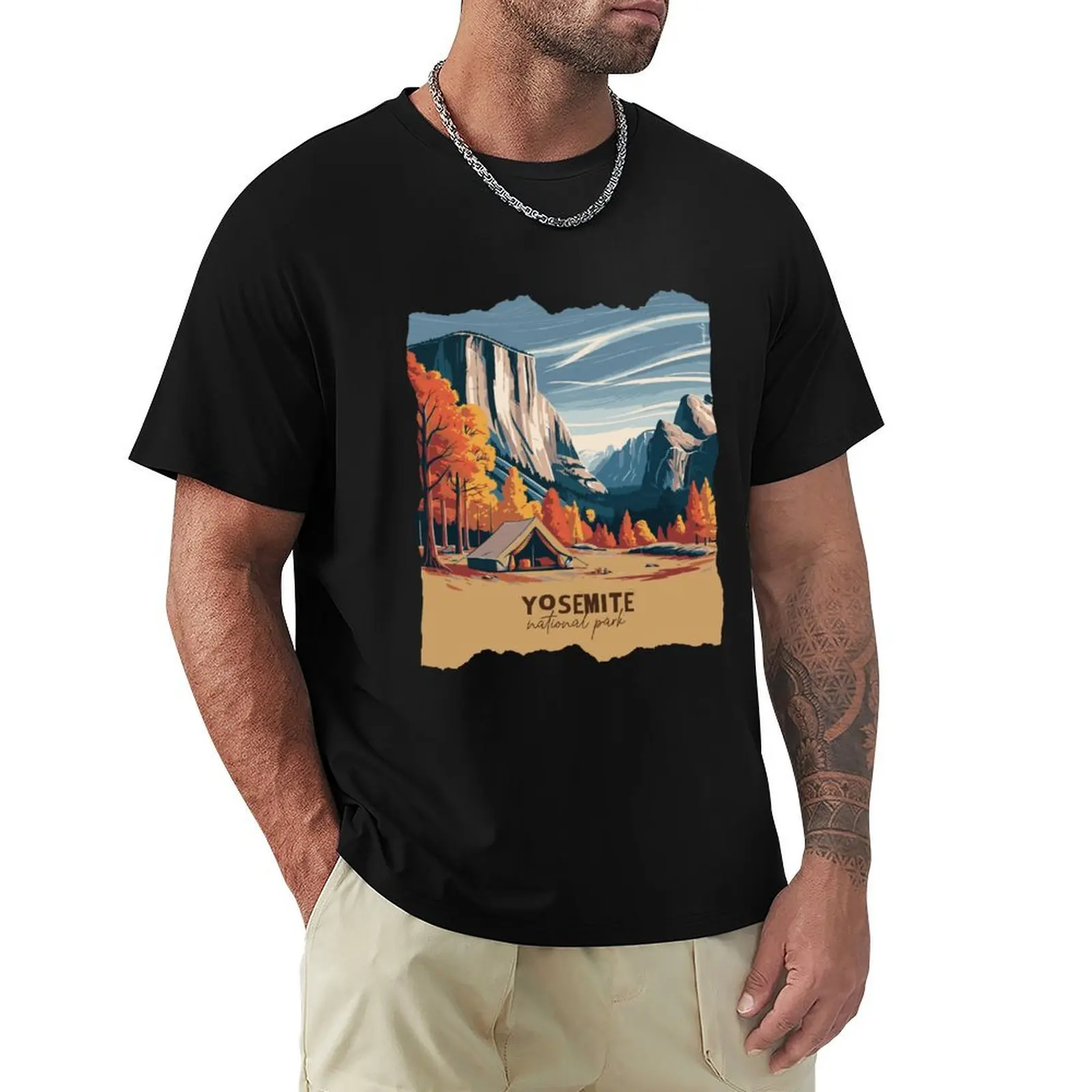 

Yosemite National Park T-Shirt animal prinfor boys cheap stuff anime clothes mens t shirts top quality