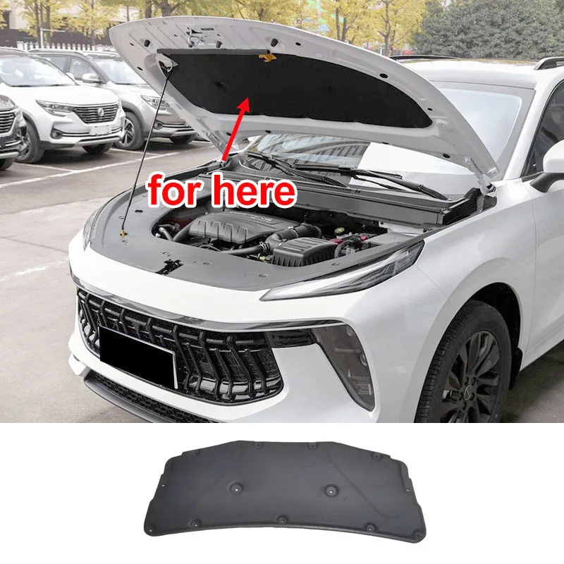 1PC for DMF FORTHING T5 EVO 2022-2024 T5L Friday Engine Hood Soundproof Cotton Insulation Pad Engine Hood Soundproof Panel