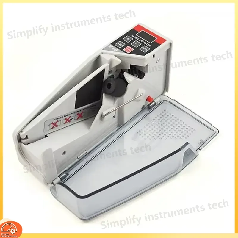 V40 Mini Portable Currency Calculator Money Counter Cash Counting Banknote Counter for USD EUR GBP CNY JPY Automatic