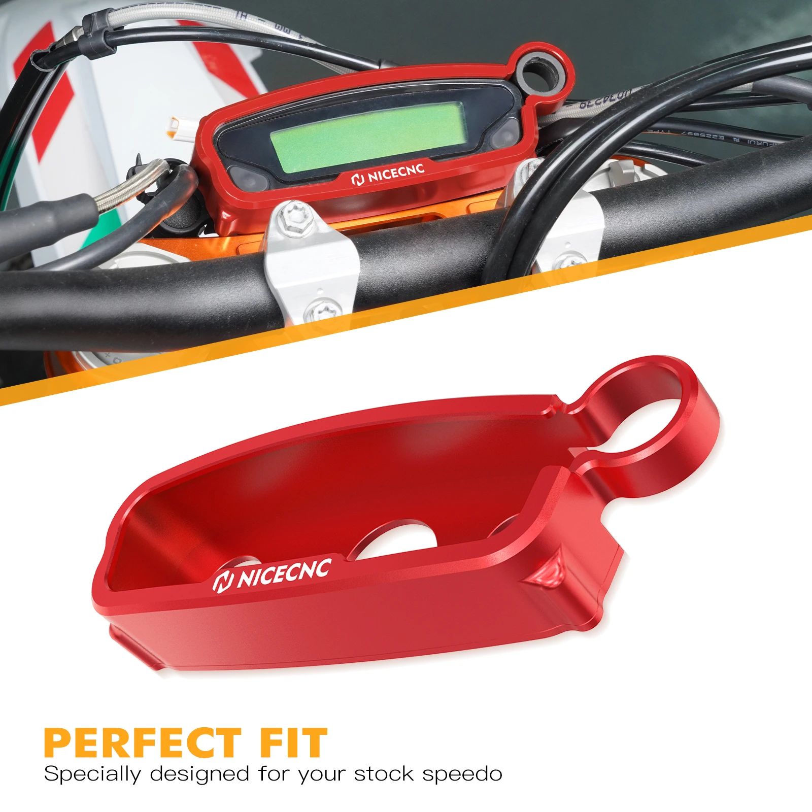 NICECNC For GasGas EC 300 EC 250 EC250F ECF 350 2021-2023 Speedo Odometer Protector Cover For Husqvarna TE 300 FE 250 FE 450