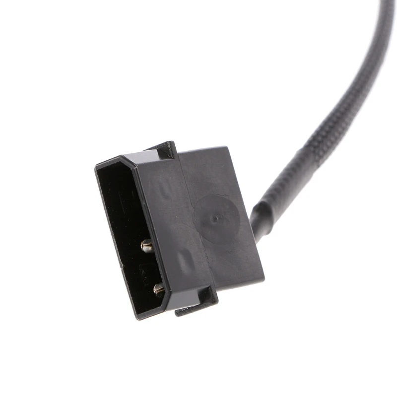 DN59 Quạt 4 Molex Nam Đến 3/4-Pin PC Quạt Điện Cáp Kết Nối 1 Đến 1 Cách, 27Cm