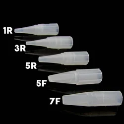 100 pcs Big Disposable Tattoo Needle Cover 1RL 3R 5R 5F 7F Sterile Permanent Makeup needle Tips Tattoo Needles Nozzle