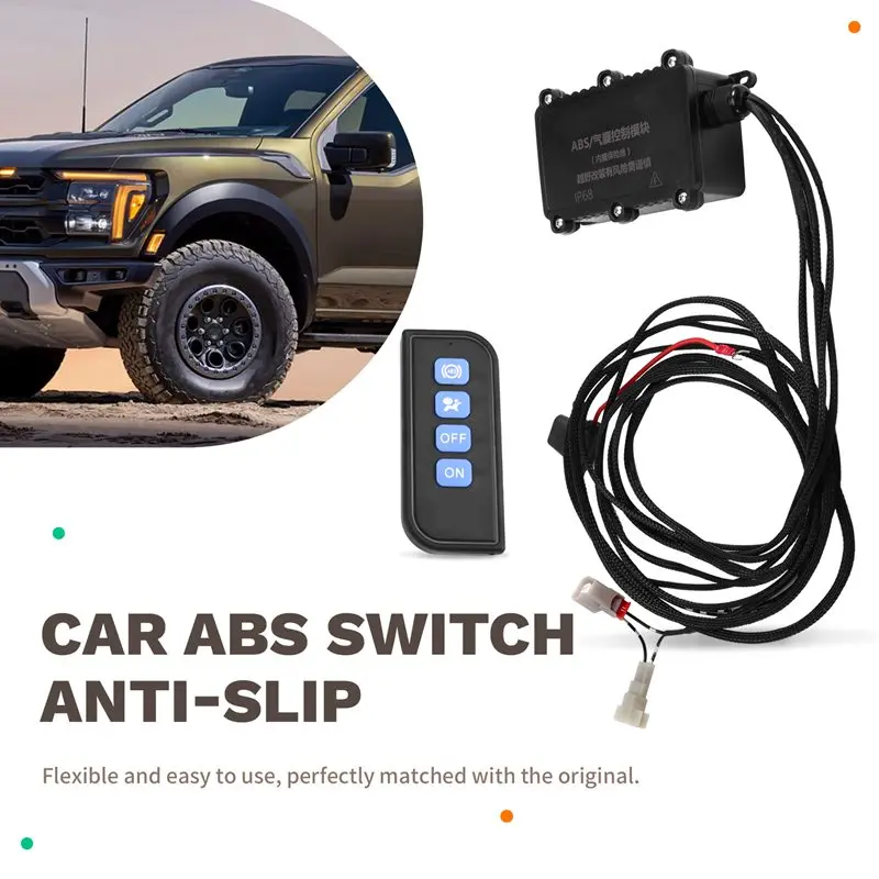 Mega SaleCar ABS Switch Anti-Slip, Power Cut-Off Switch, Remote Control One-Button Switch for Ford F150 2015-2024